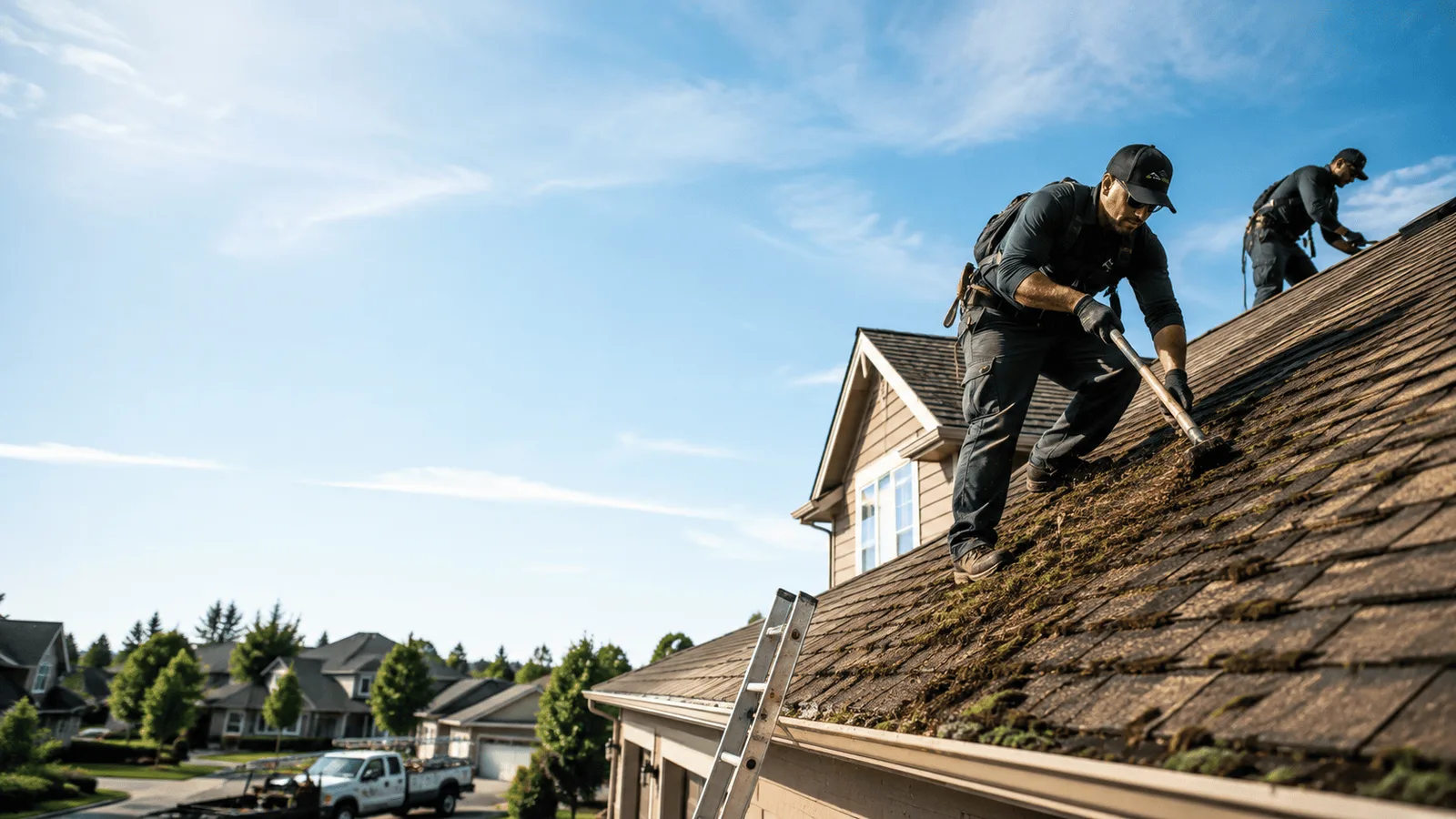 Roof Moss Removal in Upper Arlington, OH near me